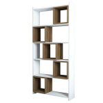 Eraldiseisev riiul Kalune Design Box II, valge/pruun