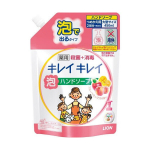 Vahutav vedelseep Lion KireiKirei puuvilja l&otilde;hnaga, t&auml;itepudel 450ml