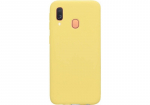 Telefoni&uuml;mbris Evelatus Soft Touch Silicone Case, telefonile Samsung Galaxy A40, kollane