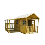 Puidust laste m&auml;ngumaja "P&auml;hklike" + puidust vaatetorn 4IQ