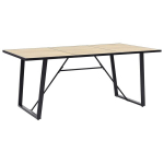 vidaXL s&ouml;&ouml;gilaud, tamm, 200 x 100 x 75 cm, MDF, Ruda