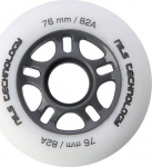 Rulluisurattad Nils Extreme 76x24 mm, 82 A, valged