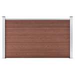vidaXL aiapiire, WPC, 180 x 105 cm pruun, Ruda