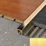 Looduslik messingprofiil, h-10x10 mm, 2.7m