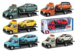 BBURAGO 1/43 Street Fire puksiirauto Flatbed Transport, 18-31400