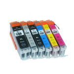 Analoog tintide komplekt PGI-550XL (PGBK) / CLI-551XL (C/M/Y/BK/GY)