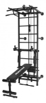 Spordikompleks j&otilde;utrenaž&ouml;&ouml;r Kraft SystemLight 3-in-1 Flexter, must, 247x68,5 cm