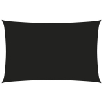 vidaXL oxford-kangast p&auml;ikesepuri, ristk&uuml;lik, 3 x 6 m, must, Must