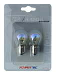 Powertec P21W S25 12V 21W BA15s Rainbow, autopirnid, komplektis 2 tk