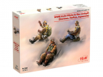 Kokkupandav mudel ICM 32111 WWII Axis Pilots in the cockpit (German, Italian, Japanese) 1/32