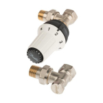 Termostaadi komplekt Danfoss Panda 1/2, nurga