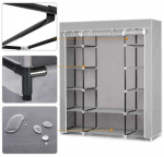 Suur tekstiilist riidekapp, hall