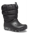 Crocs laste saapad Classic Neo Puff 207684*001, must