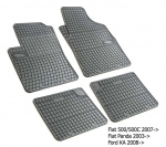 Kummimatid Fiat Panda II/III 2003-> /4pc, 0307