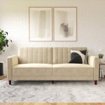 Diivan Dorel Home Pin Tufted, beeži v&auml;rvi