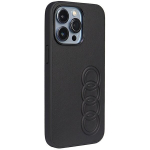 Audi Synthetic Leather iPhone 13 Pro | 13 6.1" black hardcase AU-TPUPCIP13P-TT|D1-BK