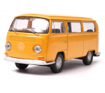 VW Bus T2 1972, kollane, 1:34, Welly