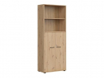 Raamaturiiul Space Office, 37x80x202,5 ​​cm, pruun