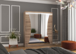 Kapp koos Led valgustusega Charlotte 180, pruun