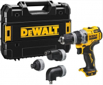 DEWALT mitmepealiste peadega puure-vise 12V 3Ah Li-Ion harjadeta - DCD703L2T-QW