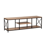 TV laud Study 140x40xH46,5cm, tamm/must