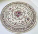 Cottagecore &uuml;mmargune vaip, 120cmx120cm