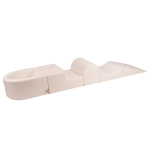 Pehmed ronimisklotsid lastele MeowBaby, valge, 4 elementi