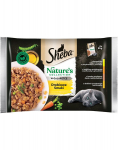 Sheba Nature's Collection kassikonserv t&auml;iskasvanud kassidele kodulindudega, 13x(4x85g)