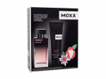 Kinkekomplekt Mexx Black naistele: tualettvesi EDT, 30 ml + du&scaron;igeel, 50 ml