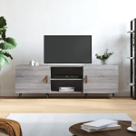 vidaXL telerikapp, hall Sonoma tamm, 150 x 30 x 50 cm, tehispuit