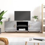 vidaXL telerikapp, hall Sonoma tamm, 150 x 30 x 50 cm, tehispuit