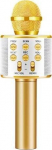 Juhtmeta karaokemikrofon WS-858 Gold