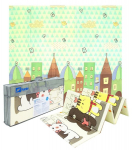 Tegelustekk Humbi XPE Foam, 200x180x1cm City Night Animals