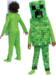 Karnevali kost&uuml;&uuml;m lastele Minecraft Halloween Creeper
