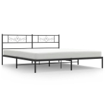 Metallist voodiraam peatsiga vidaXL, 183x213 cm