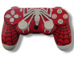 RE PlayStation 4 Doubleshock 4 V2 Wireless, Bluetooth, Spiderman punane (PS4 /PC/PS5 / Android / iOS)