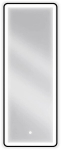 Vannitoa peegel Mexen Coro Black koos Led valgustusega, 45 x 120 cm, must