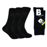 Klassikalised meeste sokid Bisoks 12268 must, 3 paari