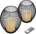 Dekoratiivsed k&uuml;&uuml;nal valgustid, lamp 2tk +pult