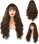 Parukas, pikad pruunid lokkis juuksed, W70