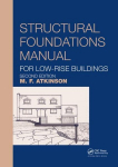 Structural Foundations Manual for Low-Rise Buildings, 2nd edition