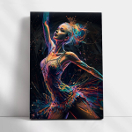 Numbrite j&auml;rgi maalimine raamiga TM Varvikas - Dance energy, 30x40 cm