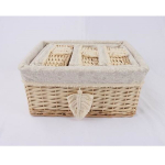 Korv WILLI TASSEL 42x32xH19cm