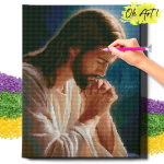 Teemantmosaiik 5D teemantmaal Oh kunst! Religioon, 40x50cm