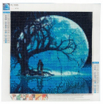 Teemantmosaiik Kuu, 30x30 cm