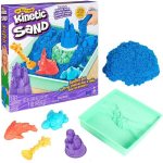 Lossikomplekt Spin Master Kinetic Sand plastikust sinine + vormide kandik