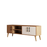 TV alus, Asir, 150x52x34 cm, pruun/valge