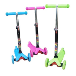 Kolmerattaline roller, roosa