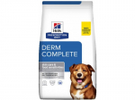Hill's Prescription Diet Canine Derm Complete allergiatele kalduvatele koertele, 12 kg