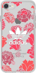 Adidas Clear Case Silicone Case skirtas Apple iPhone 6 / 6S / 7 / 8 Red Flowers (EU Blister)